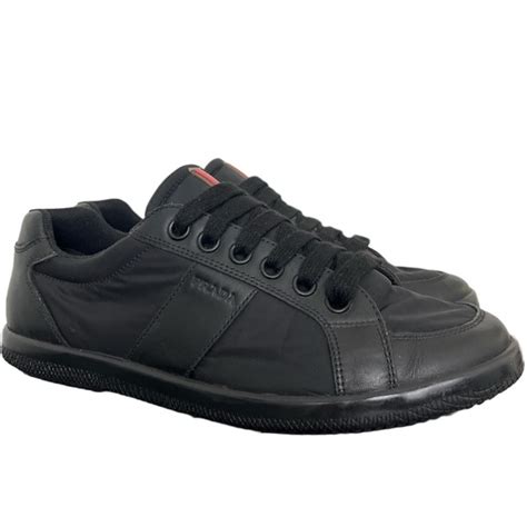 scarpe uomo prada 4e2845|Prada Men's 4E2845 Leather Sneaker .